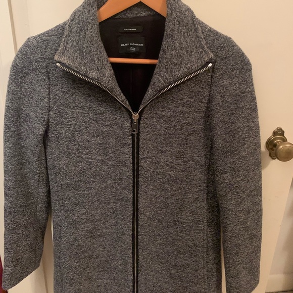Club Monaco Grey Jacket / Coat - xs - Picture 4 of 4